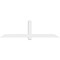 Ekena Millwork Eugene Architectural Grade PVC Gable Bracket, 72"W x 21"H x 2"D x 4"F, 7/12 Pitch GBP072X21X0204EUG00 - alternate 4